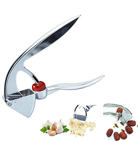 CCGAHE Cherry Pitter,Garlic Press and Peeler,Cherry Stoner Pitter Core Remover,Portable Olive and Cherry Pitter Tool,Suitable for Home Kitchen,Cherry,Jujube and Red Date,Hawthorn