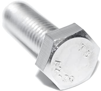 Sechskantschrauben M10X25 10 Stück DIN 933 A2 Edelstahl rostfrei, Maschinenschraube mit Vollgewinde