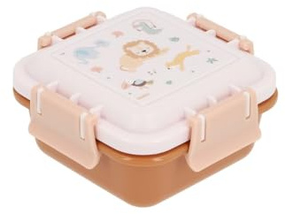 Tutete - Táper de almuerzo infantil de 380 ml, hermético, apto para microondas y lavavajillas, para parque, pícnic y escuela, sin BPA, cierre seguro - Savannah