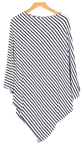 UPKOCH Écharpe Allaitement Housse Pour Châle Extensible Pour Poussette Protection Du Soleil Foulard Pour Filles Et Garçons Rayures Noires