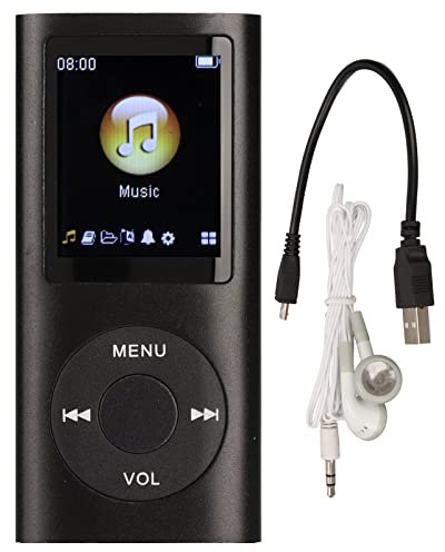 Lettore Musicale per Bambini, Lettore MP3 in Lega di Alluminio, Supporta una capacità di Memoria Massima Fino a 64 GB. Riproduttore di Musica Che Esegue Musica con un Tempo di