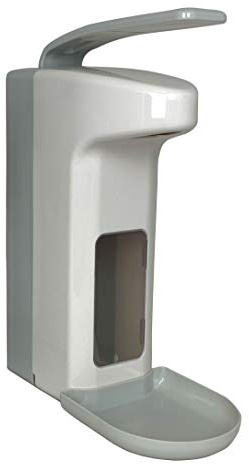 MEDDAX Wandspender aus Kunststoff mit Tropfschale 500 ml Seifenspender Desinfektionsspender