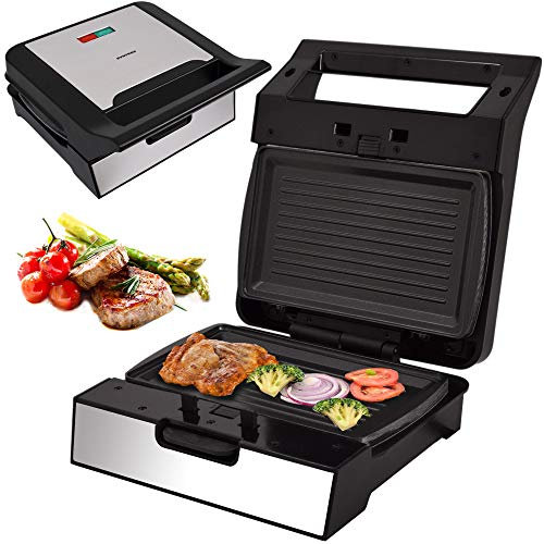 Syntrox Germany Grill de contact MM-1400W avec plaques de cuisson amovibles