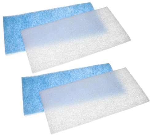 vhbw 4X Filter Compatible with WilTec 420 Extraction System - Exchange Filter, White