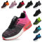 Baofular Scarpe Antinfortunistiche Uomo Donna Leggere Scarpe da Lavoro Comode Scarpe Sicurezza Antiscivolo Traspiranti Rosa 39 EU 245