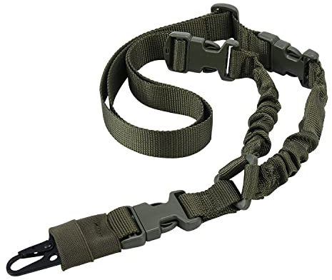 ACEXIER Verstellbarer taktischer Schlingengürtel Single Point 1000D Heavy Duty Mount Bungee Slings Kit Airsoft Strap Jagdzubehör Cs Army