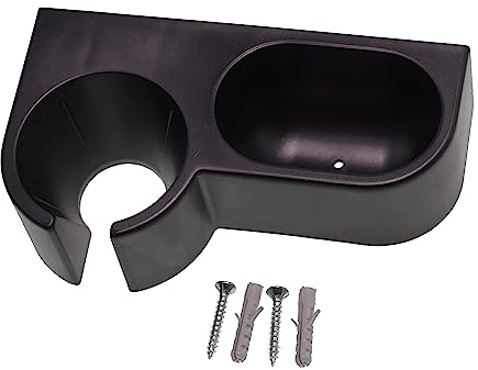 Soporte de pared negro compatible con/pieza de repuesto para batidora de varilla ESGE 7411