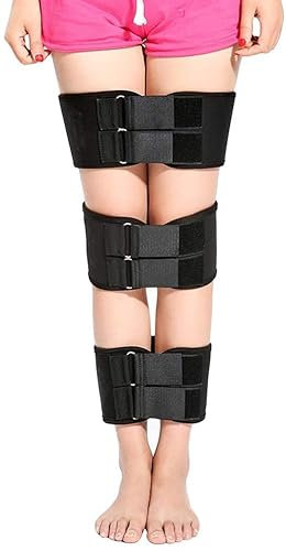 PACUM Rückenstütze, 3 Stück, O/X-Beine, Haltungskorrektur, Gürtel, Hosenträger, Bandage, orthopädische Korrektur, Bandage, Gürtel für Oberschenkel, Knieschützer, Unterstützung, Korrektor, Rücken,