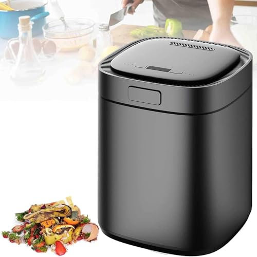 Compostatore Elettrico Intelligente, Compostiera for Rifiuti di Cucina da 2,5 Litri con Filtro a Carbone Attivo, Ciclatore Automatico for Rifiuti Alimentari, Contenitore for Compostaggio Domestico(Bla