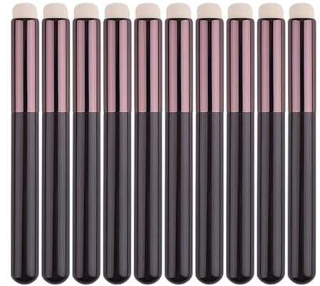 fayarrd Läppborste applikator, läppstift läppborste - set med 10 läppbalsam applikatorer | mångsidig läppsminkborste, applikator