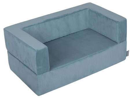 KiddyMoon Kindersofa Weiches Schaumstoff-Sofa Für Kinder Leicht Modulares Sofa Vielseitig Abnehmbarer Bezug Perfekt Für Spiel Lernen Und Entspannung