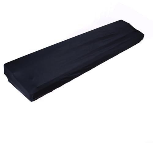 Sandyseptember Elastische Tastaturabdeckung für 61/73/76/88 Tasten, Piano staubdichte Spandex-Schutzhülle mit verstellbarer Kordel (für 88 Tasten)
