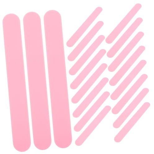 PACKOVE Espátulas Depresoras Dentales de Plástico Rosa 25 Unidades, Palitos Linguales para Exámenes Bucales Clínicos, Herramientas Médicas Versátiles para Mezcla y Raspado