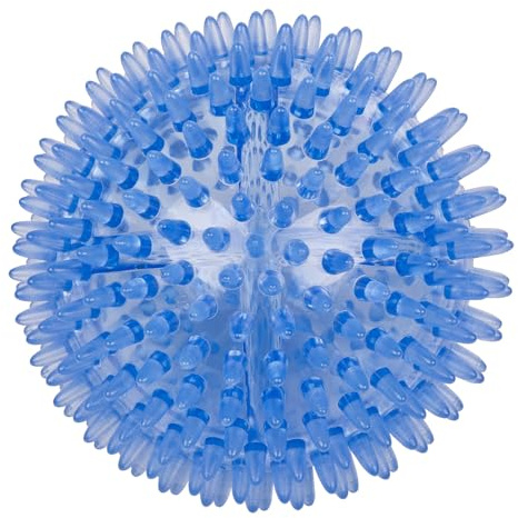 Sport-Thieme Igelball Hart | Massageball mit festen Noppen zur Handmassage und Faszienmassage | 1 Stück | PVC Material Ø 8 cm für Therapie Gymnastik Entspannung Mobilisation