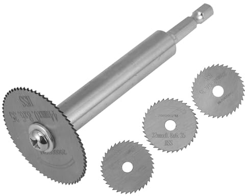 DIKACA Set Lame per Tagliatubi in Acciaio Rapido 5 Pezzi, Utensile Taglio Pvc Professionale per Tubi, Sostituzione Lama per Utensili Idraulici, Taglio Preciso e Veloce per Lavori Manuali