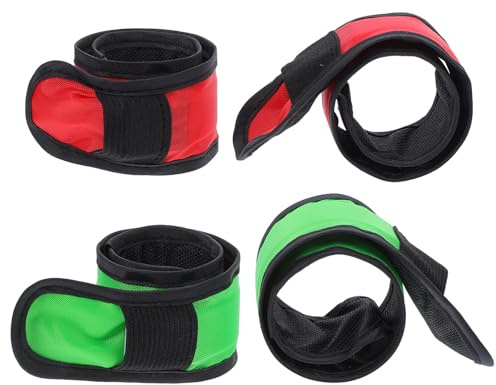 Luxshiny 4 Correas LED para Patas de Caballo, Vendajes Luminosos para Tobillos Equinos, Soporte Ajustable Resistente al Agua, Adecuado para Montar a Caballo y Eventos Nocturnos al Aire
