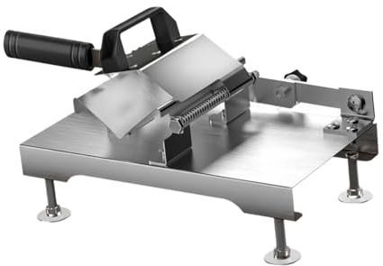 Sharplace Manual Congelada, Cuchillos de Carnicero Resistentes para Uso Comercial de Shabu