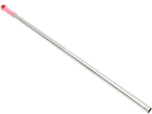 HAKIDZEL Metall Besenstiel aus Edelstahl 19mm Durchmesser Kompatibel mit Verschiedenen Besenköpfen für Bodenreinigung im Privaten und Gewerblichen Bereich Zufällige Farbe