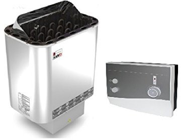 Stufa Sauna Nordex 9 kw con Il Controllo Esterno K1-Next per 220/240V e 400V