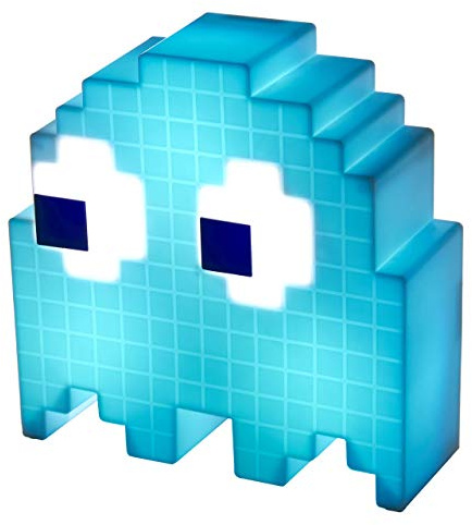 Pac-Man Geisterlampe - Offiziell lizenziert, Farbwechselmodus, reagiert auf Musik, USB-betrieben, Retro-Geschenk für Gamer