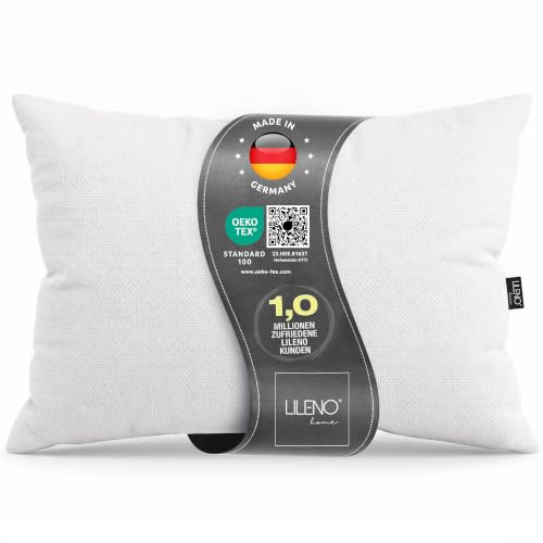 LILENO HOME Set di 1 riempimento cuscino 50x70 cm - Cuscino interno lavabile a 40°C adatto per allergici - Cuscino in poliestere come cuscino per divano, cuscino per la testa