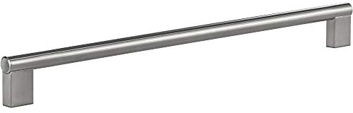 Gedotec Möbelgriff Edelstahl Schrankgriff 320 mm Türgriff Schranktür - Elhan | Relinggriff Schublade Ø 12 mm | Schubladengriff Küchen-Schrank & Möbel-Tür | 10 Stück - Küchengriff rund mit Schrauben