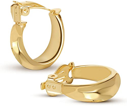 LILIE&WHITE Ohrclips Clip-Ohrringe für Damen – Elegante, vergoldete Ohrclips, Nickelfrei und Hautfreundlich, Stilvolle Schmuckstücke für Alltag und besondere Anlässe