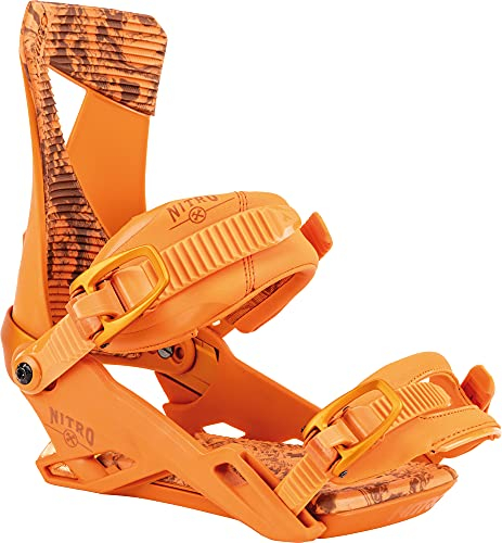Nitro Zero Bdg ´22 Fixation Snowboard Homme, F.C.S. -Orange, m