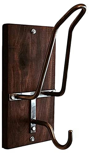 NSXIN Helmhalterung Motorrad Wandhalterung Helmhalter, Helm Aufbewahrung Halter Display Rack für Motorradhelm, Haken zum Aufhängen von Motorradhelm und Wandjacke, 33x18cm