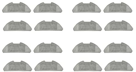 reamhome 16Pcs Mop Cloth Rags Pad for Mi Robot Vacuum-Mop 2 Lite/Pro/MJSTL / MJST1SHW Robot Vacuum Cleaner Accessories