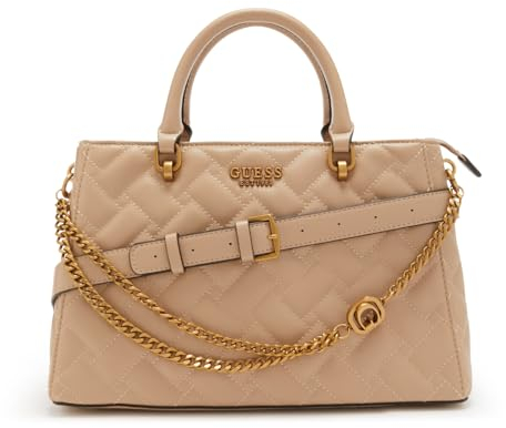 GUESS Gracelynn Girlfriend Satchel Beige