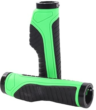 König Design 1 Paar Fahrrad MTB Fahrrad Lenker Griffe Gummi Anti-Rutsch Rennrad Grip, Farbe:Grün