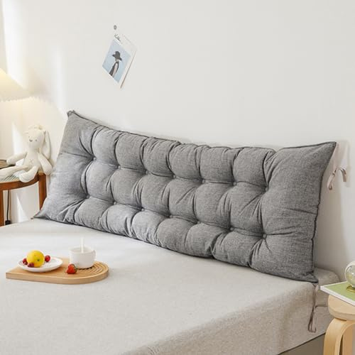 C,150x50cm, Cojín De Lectura Almohada Lumbar Almohadón De Color Sólido para Cama Sofá Y Dormitorio Suave Tatami Dormitorio Reposacabezas De Cama Cojín De Respaldo De Lectura