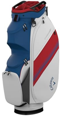 Callaway Golf Chase Tasche für 14 Wagen (Blau/Weiß/Rot)