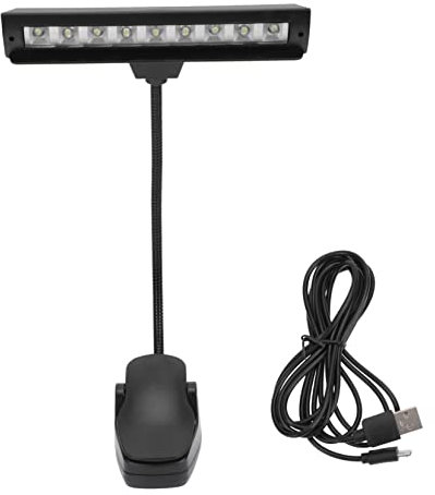 ULDIGI Piano Lampe Mit Clip Tischleuchte Led Leselampe Notenpultlampe Usb Lade Licht Helligkeit Augenfreundlich Für Lesen Und Klavierüben