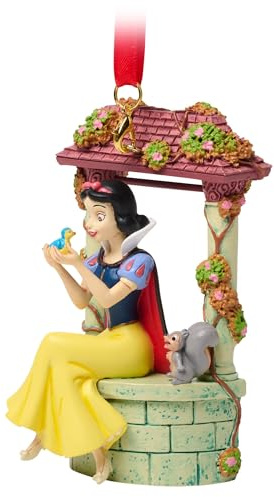 Disney Store Official Décoration Sketchbook Blanche Neige, décoration pour Sapin de Noël ou à Exposer, 10 cm/4