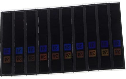 GARVALON 10pcs Home Brewing Strip Temperature Sticker for Fermentation Accurate Fish Tank Brewing Supplies