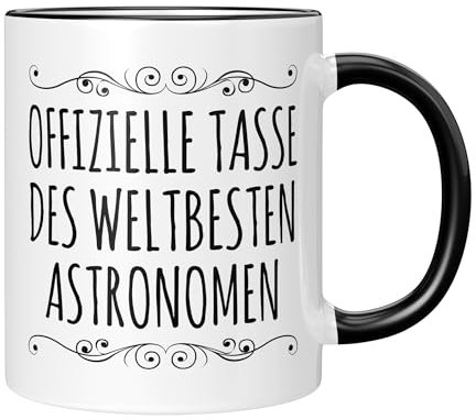 CupHaven® Astronomie Tasse Weltbester Astronom Astronomin Hobby-Astronom Sternkunde Kaffeetasse Kaffeebecher Becher Geschenk Geschenkidee