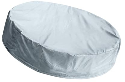 Bâche de Protection Ronde pour Piscine, Couverture de Piscine Tissu Oxford, Pliable Anti-poussière, Bâche pour Piscine avec Cordon de Serrage, pour Garder Votre Piscine Propre, Diamètre 122cm