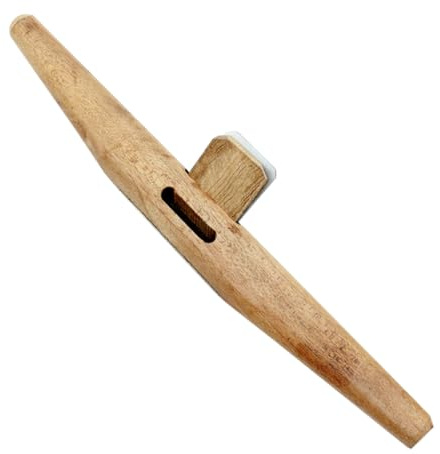 Handhobel mit Rundboden für Holzbearbeitung, Verstellbar | Eisen und Holz, Ergonomischer Griff, Verschleißfester Boden, Khakifarben