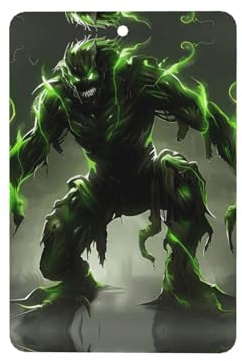 Phayah Deodorante per auto rettangolare con motivo a elfi sull'albero, profumo di lavanda, 4 pezzi, per auto, armadio, cassetto