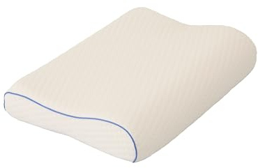 NORDIC SCHILLER Visco Pro Series Nackenstützkissen – 60x40x11/9 cm, Ergonomisches Kissen mit Visco-Schaumkern, Druckentlastend, Hypoallergen, Abnehmbarer Bezug, Fördert Gesunde Schlafhaltung