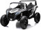 Elektro Buggy für Kinder UTV XXL 24V 2 sitzer, weiß, Buggy elektroauto für Kinder 2 sitzer, Ledersitze, 2 x 180W Motoren, Elektro Buggy UTV MX ab 3 bis 12 Jahre