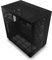NZXT H9 Flow Dual-Chamber ATX Mid-Tower PC Gaming Case – High-Airflow Perforated Top Panel – Tempered Glass Front & Side Panels – 360mm Radiator Support – Cable Management – Black