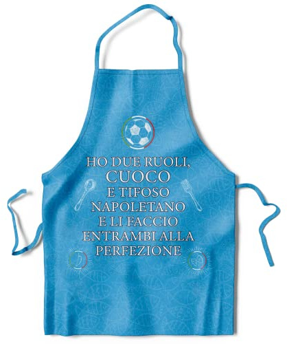 KAÏDENSÏ Idea Regalo Tifoso Calcio Originale – Grembiule da Cucina Divertente Chef – Gadget Idee Regali Divertenti per Tifosi