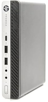 PC HP ProDesk 600 G3 Mini Intel G4400T RAM 8Go SSD 240Go W11 WiFi (Reconditionné)