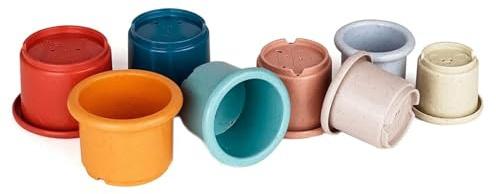Set di 8 bicchieri impilabili per conigli, giocattoli da coniglio, giocattoli da gioco per piccoli animali