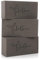 LaGreen Mousse florale, lot de 3 - Mousse florale pour fleurs fraîches, fleurs séchées, compositions florales et couronnes de l'Avent - 20 x 10 x 7 cm (Gris)