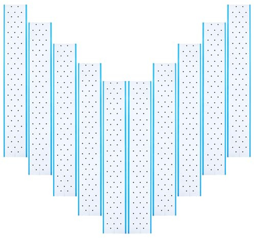 10 cintas adhesivas de doble cara para peluca, cinta perforadora azul impermeable para pelucas de encaje, cintas adhesivas de encaje para cabello, extensiones de cabello, accesorios de peluca para