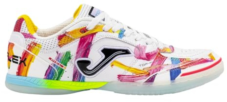 Joma Top Flex Graffiti 26, Zapatillas de fútbol a 5 Unisex Adulto, Limited Edition, Blanco Graffiti, 43 EU